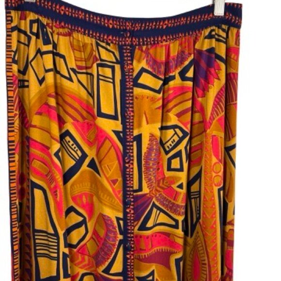 Farm Rio Cool Tropical Button Down Maxi Skirt Size Medium - Picture 2 of 15